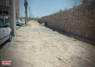 ساخت مسیر پیاده روی جدید درخیابان دانش شهرک خاوران