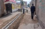 پیشرفت ۷۰ درصدی عملیات جدول‌کشی کوی ابوذر
