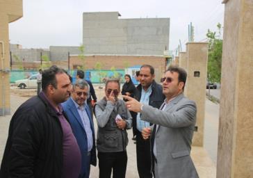 بازدید شهردار منطقه ۷ تبریز از روند پیشرفت پروژه پارک ابوذر