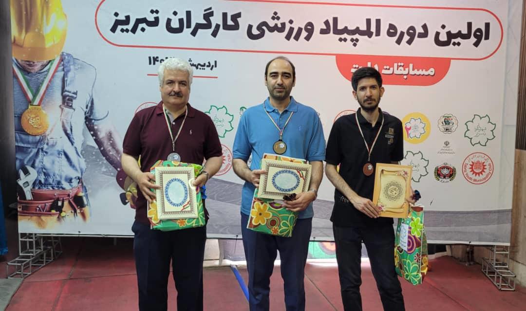 مقام دوم مسابقات دارت اولین دوره المپیاد ورزشی کارگری تبریز را بدست آورد