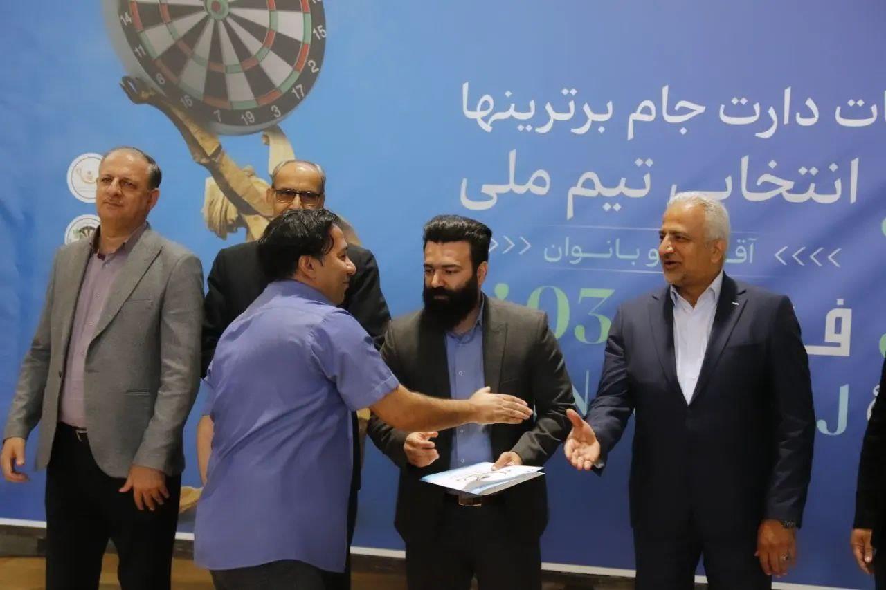 انتخاب همکار شهردار منطقه ۳ تبریز به عنوان آنالیزور تیم ملی دارت ایران