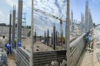 شروع عملیات بتن ریزی ستون های سقف عمارت کلاه فرنگی در پارک باغشمال شروع عملیات بتن ریزی ستون های سقف عمارت کلاه فرنگی در پارک باغشمال