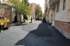 آسفالت ریزی بیش از ۸۷۰ تنی شهرداری منطقه ۷ تبریز طی یک هفته گذشته