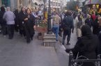 اجرای طرح ضربتی جمع آوری دستفروشان در پیاده راه تربیت