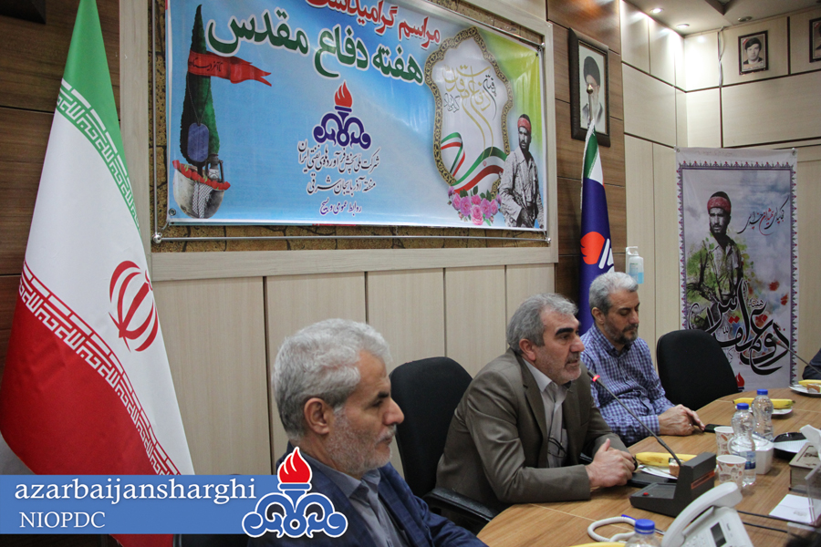 مراسم گرامیداشت چهل و چهارمین سالگرد دفاع مقدس در منطقه آذربایجان شرقی برگزار شد