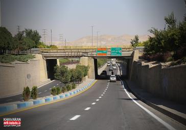 اجرای خط کشی محوری و رنگ آمیزی معابر سطح منطقه