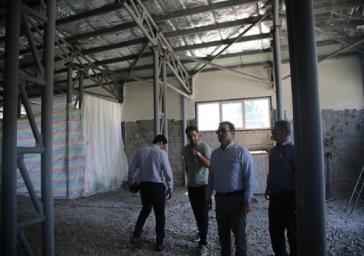 بازدید از روند اجرایی بازارچه محلی شهید صمدی