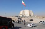 احداث دیوار سنگی در ادامه اجرای سن روباز باغ موزه دفاع مقدس