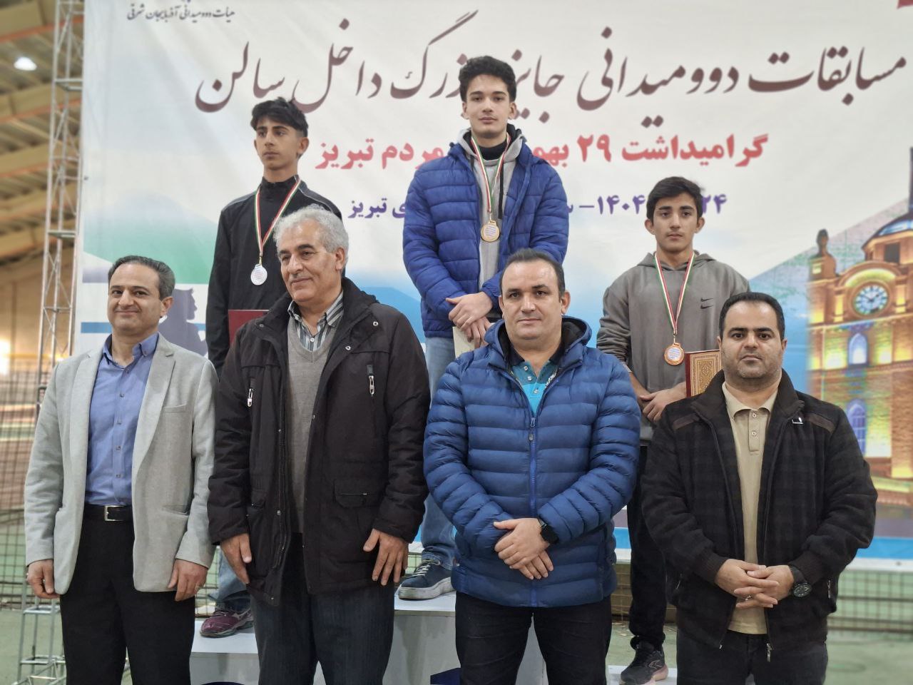 درخشش دنیل غفاریان در رقابتهای دوو میدانی نونهالان تبریز